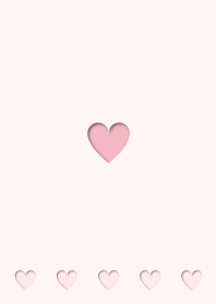 大人可愛いハート - ピンク -