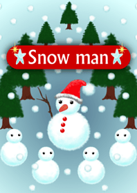 .Snow man.