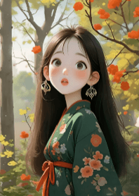 Pretty Girl and Japanese Costume V.1 - j
