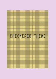 DUSTY YELLOW CHECKERED THEMEj-LIGHT PUR
