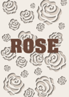 Cutting picture of rose. -BEIGE-