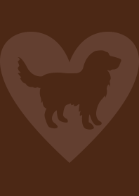 LOVE DOG - brown base