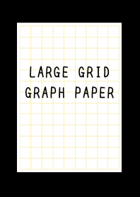 LARGE YELLOW GRID GRAPH PAPER-BLACK