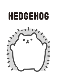Monochrome hedgehog theme