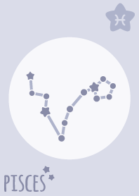 Pisces Sign'BluePurple'