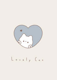 Cat in Heart(line)/bluebeige BR