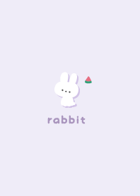 Rabbits5 Watermelon - Purple