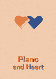 Piano and Heart OR beige