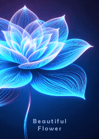 Beautiful Flower-Light Blue Shine 9