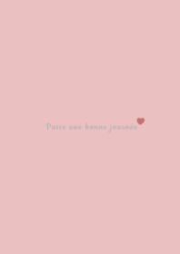 cute heart theme (pink and gray)