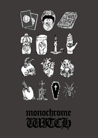 monochrome witch
