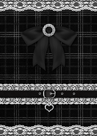 White and black-Gothic Lolita theme