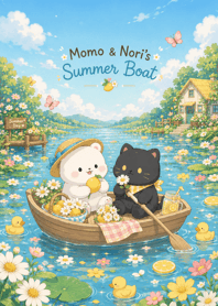 Momo & Nori's Summer Boat