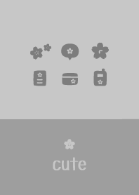 Cherry blossoms-Dullness Gray