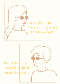 Sunglasses Boy and Girl / yellow beige