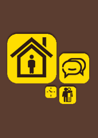 Brown icon shadow