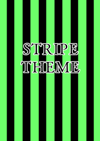 STRIPE THEME-BLACK&NEON GREEN