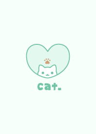 ねこ肉球[グリーン]