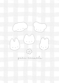 Relaxed Animals 3  - White 02