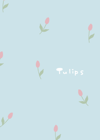 tulip simple light blue