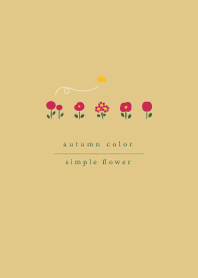 simple flower/autumn color