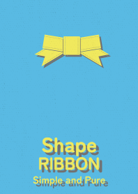 Shape RIBBON blue yellow