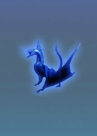 Proud High Blue Dragon
