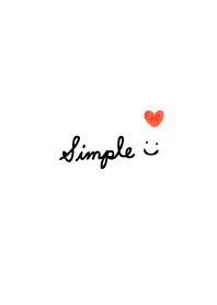 One watercolor red heart from Japan