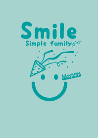 Smile & Happy Pale aqua