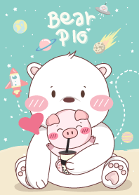Bear&Pig Love Bubble milk tea.
