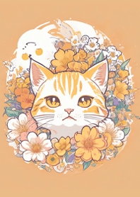 Floral Cat Trails 3