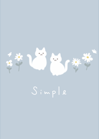 Cute cats and flowers, Scandinavian5