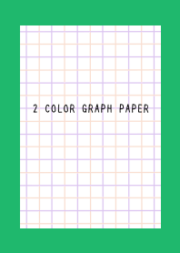 2 COLOR GRAPH PAPER/PINK&PUR/GREEN/WHITE
