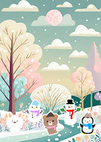 Kawaii scandinavian style(Winter-631)