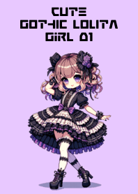 點陣哥特蘿莉女孩 01