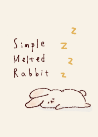 simple Melted rabbit beige.