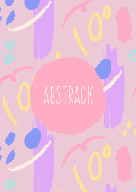 Abstrack Pastel (Purple Pink)