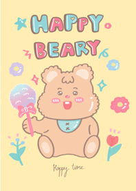 Happy beary (yellow)