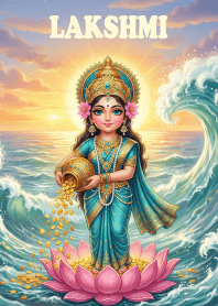 Lakshmi: wealthy, rich in money 5JP