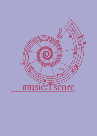 musicalscore Pale ochid