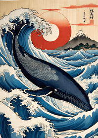 อุกิโยะเอะ - วาฬ A76d07