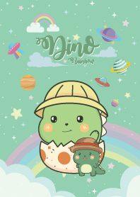 Dino Rainbow Galaxy Mint