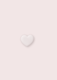 小心心.*  pink white.