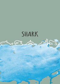 Khaki : Shark & Wave Theme