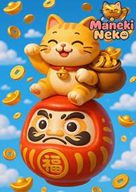 Maneki Neko: With Daruma