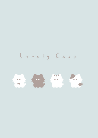 แมวน้อย /light blue beige