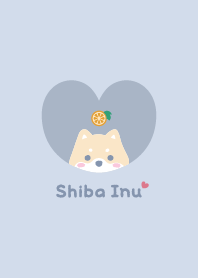 Shiba Inu2 Orange - blue