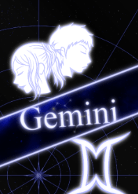 Warna biru potongan Gemini