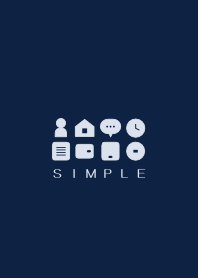 SIMPLE(white blue)V.599b