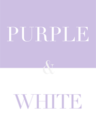 purple & white